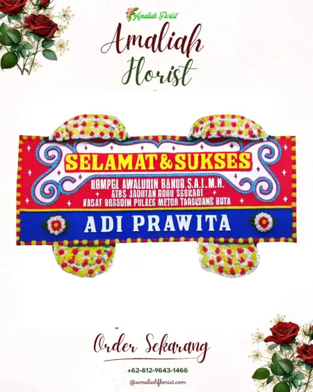 Papan Bunga Ucapan Selamat Majapura